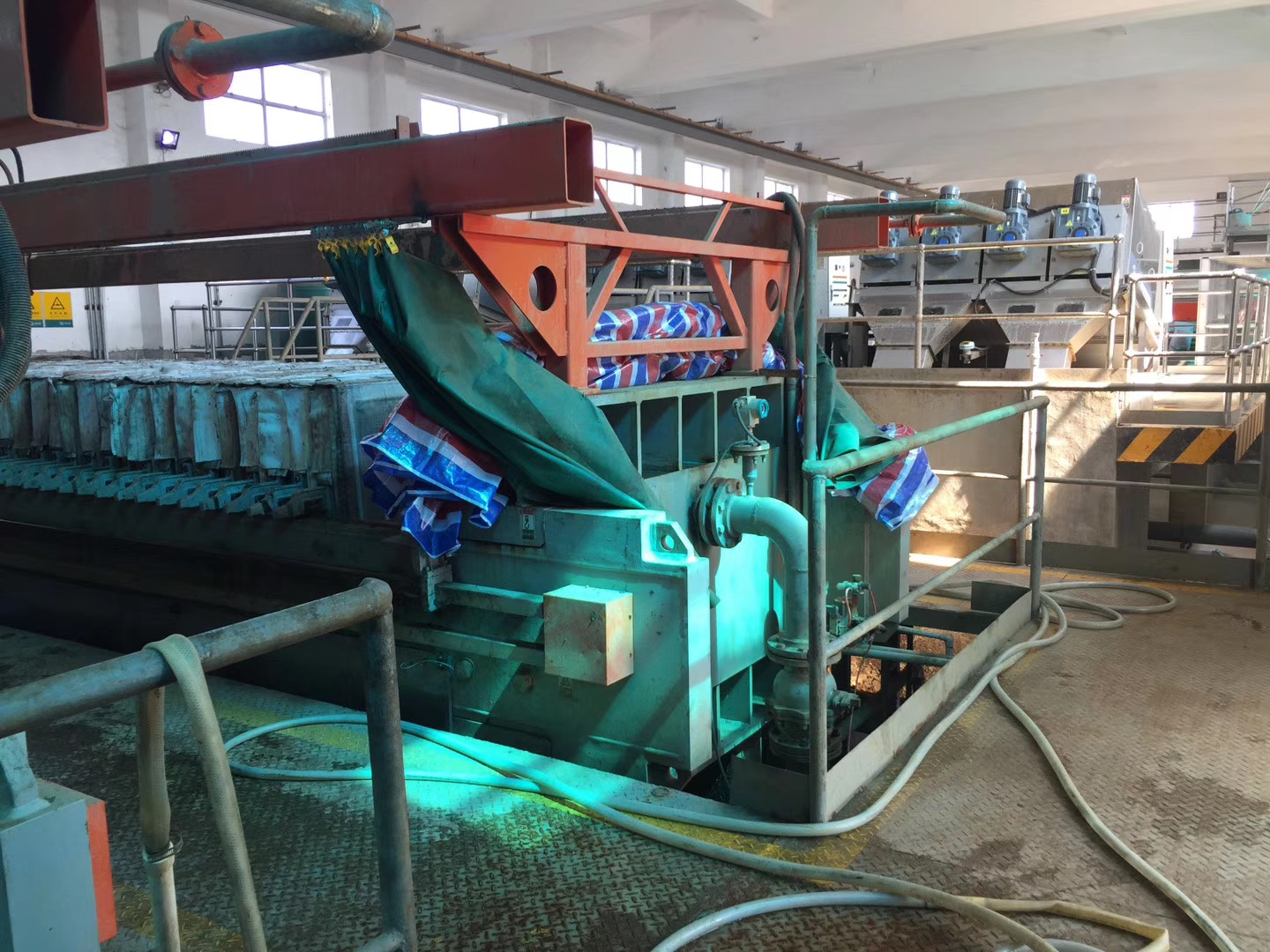 陶瓷柱塞(sai)泵使用現(xian)場城市生(sheng)活污水處(chu)理