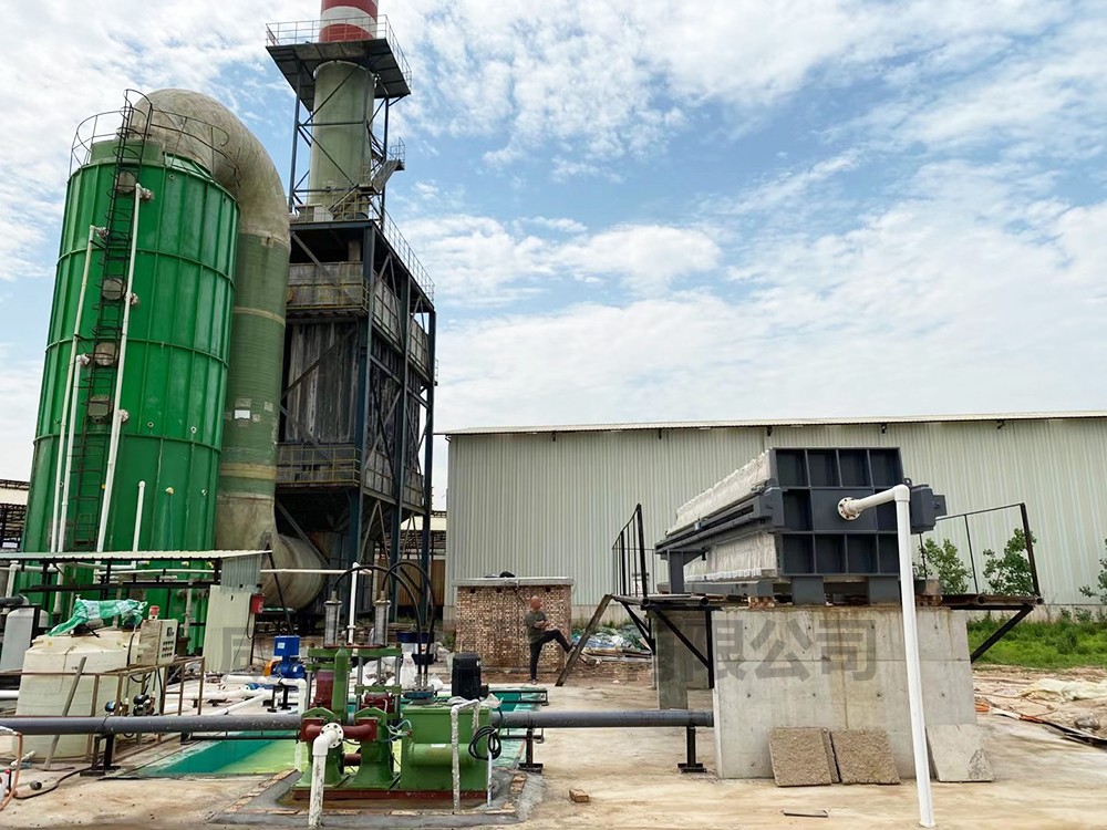 鹹陽柱塞(sai)泵在磚廠(chang)脫硫廢水(shui)應用