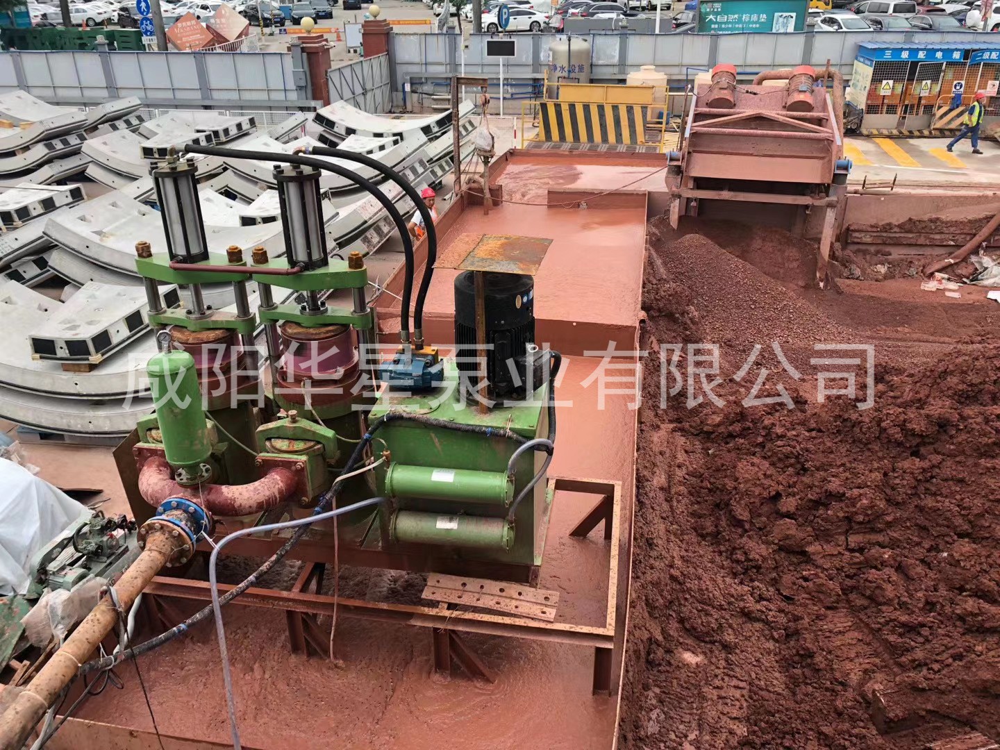 廣(guang)州地鐵(tie)建設盾(dun)構泥漿(jiang)處理2